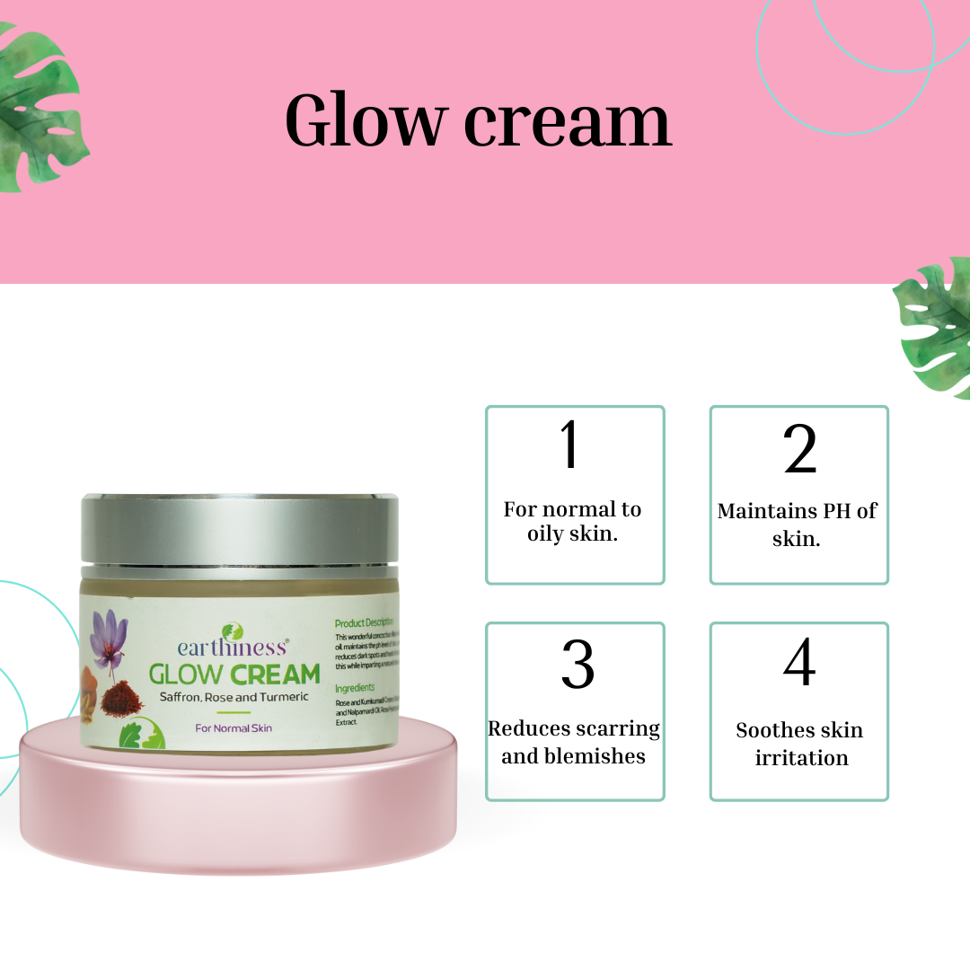 Natural Glow Cream with Kumkumadi Cream & Tamanu Oil To Reduce Dark Spots
