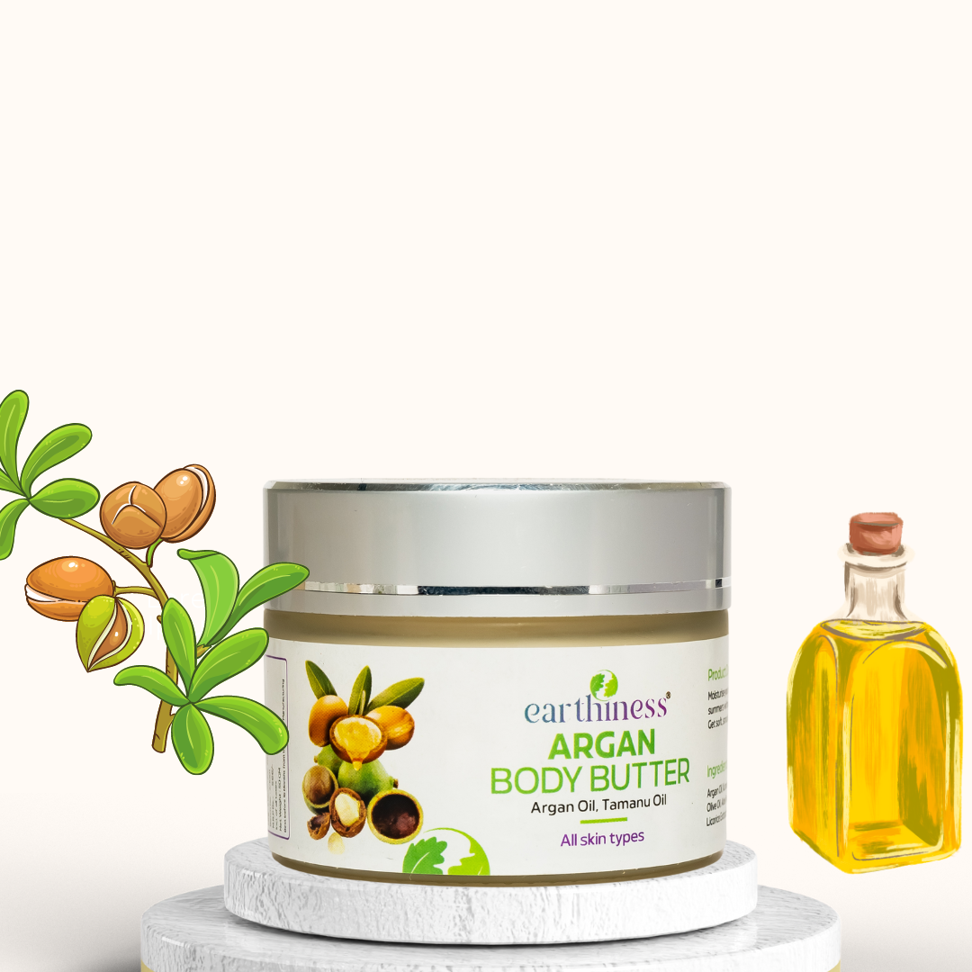 Argan Body Butter with Argan Oil & Tamanu Oil For Smooth & Supple Skin