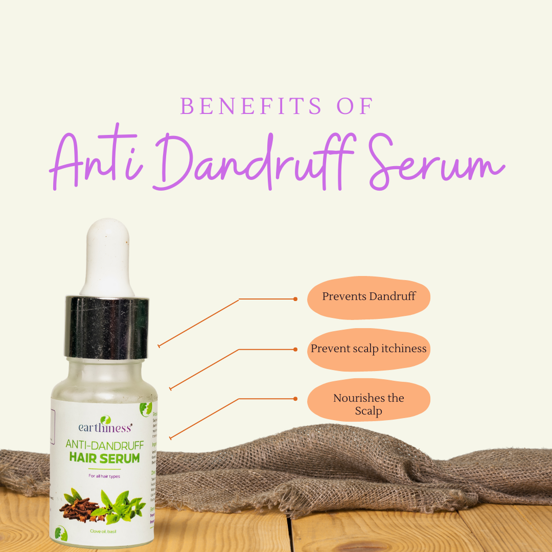 Organic Anti Dandruff Serum with Niacinmide & Keratin For Dandruff Controlling, Healthy Scalp