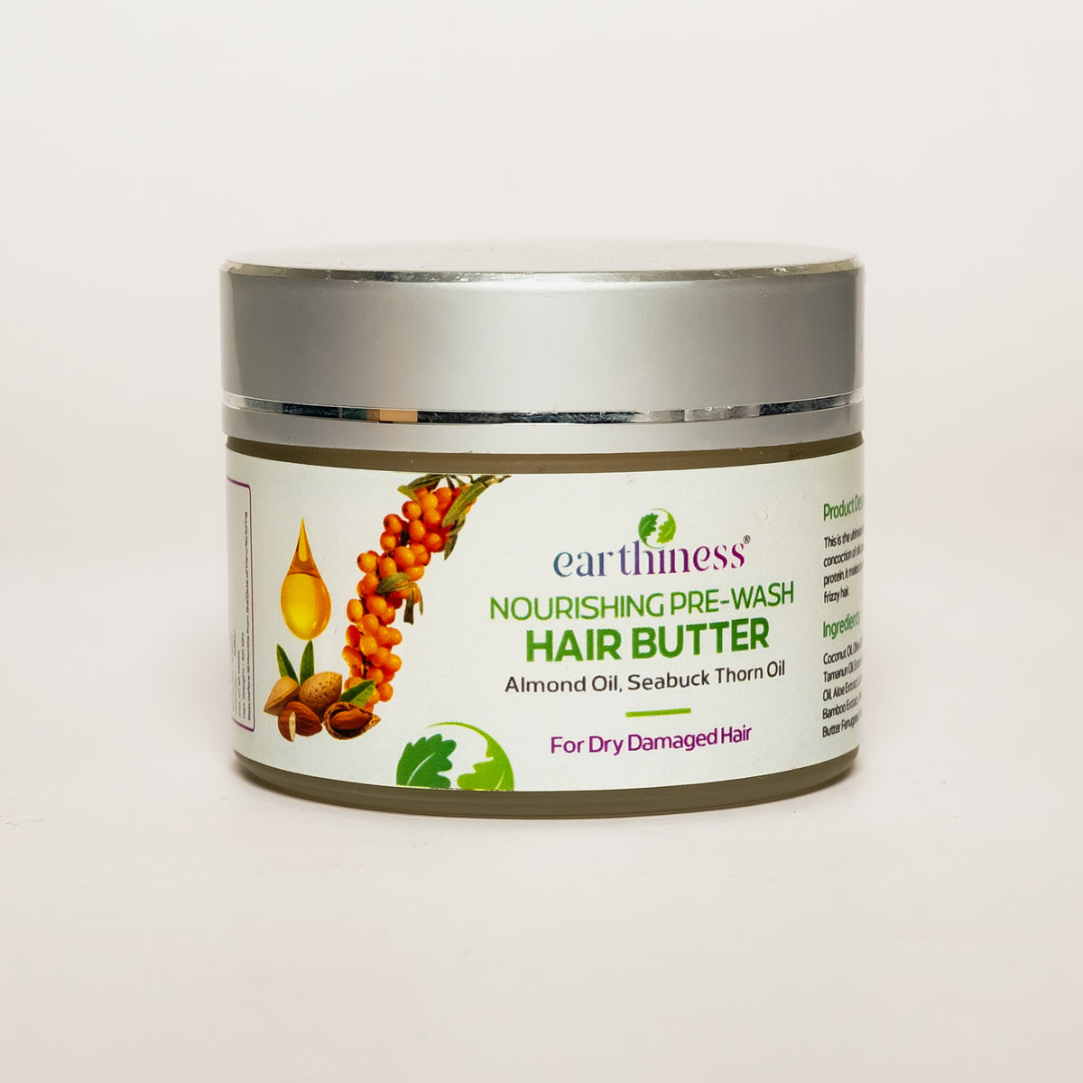 Nourishing Pre-Wash Hair Butter with Olive Oil & Coconut Oil For Dry Hair