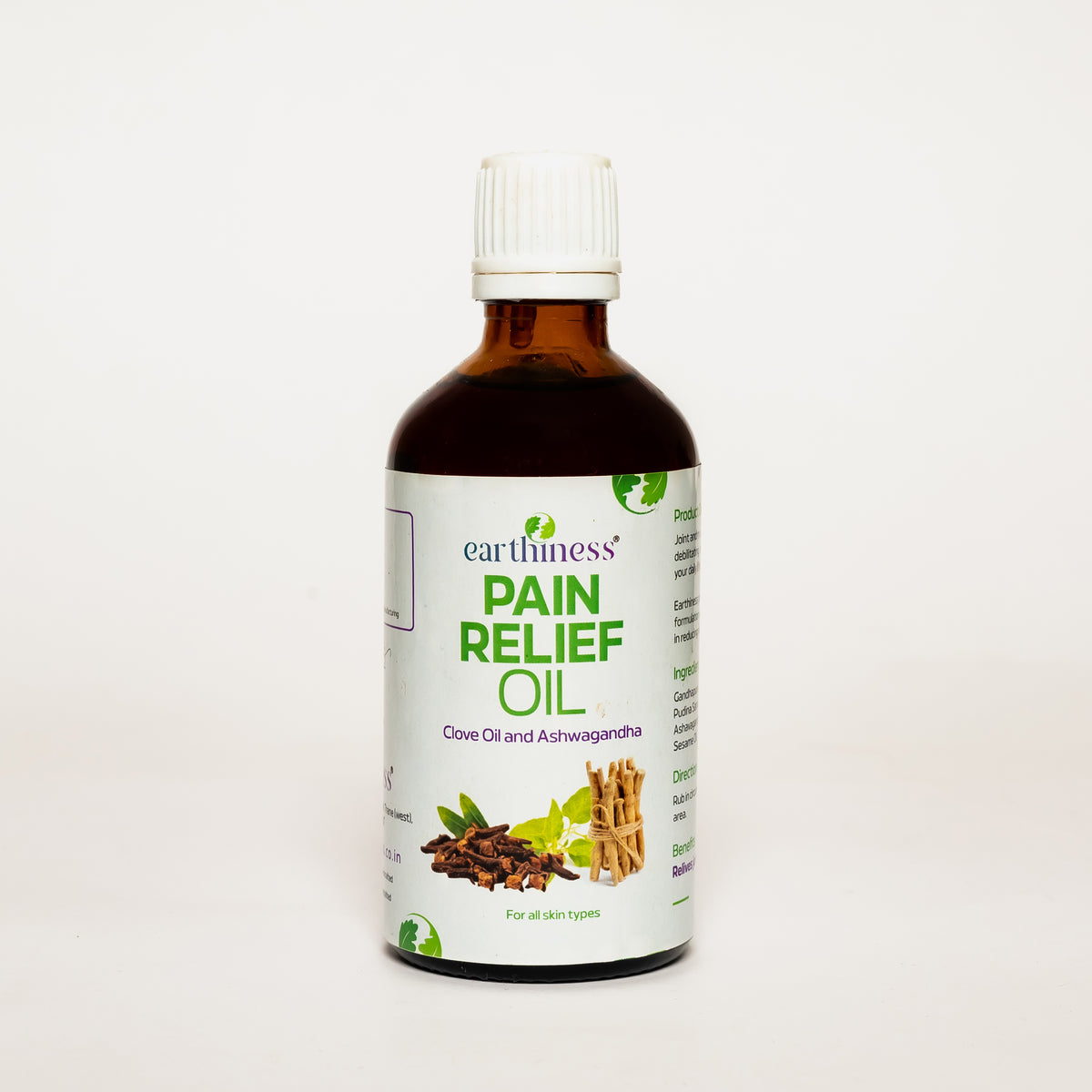Pain Relief Oil with Clove Oil and Ashwagandha For Muscular Pain
