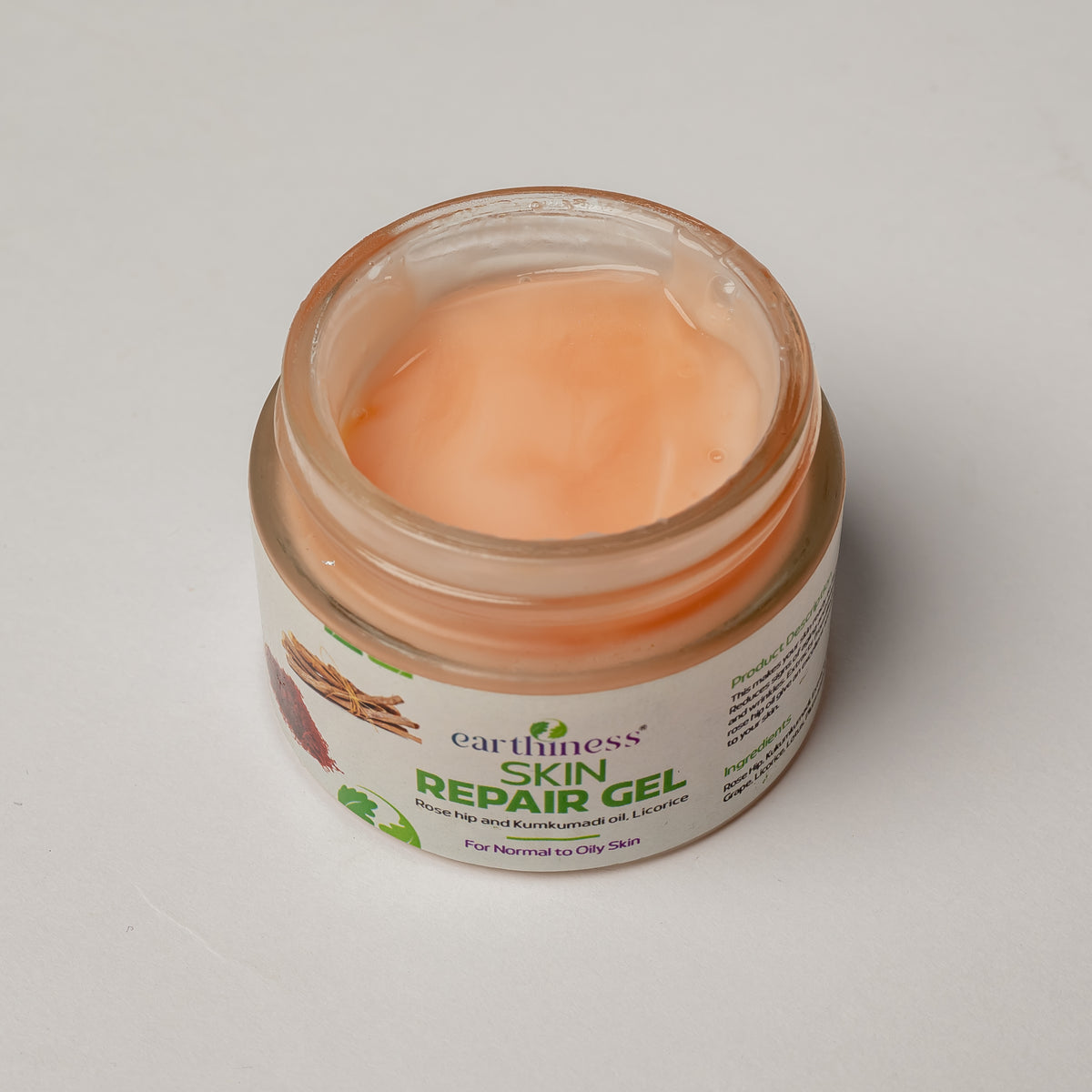 Organic Skin Repair Gel with Lotus & Licorice To Reduce Fine Lines & Wrinkles